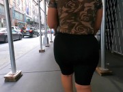 Preview 1 of Wife see through black shorts and sheer top no bra