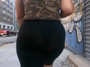 Preview 6 of Wife see through black shorts and sheer top no bra