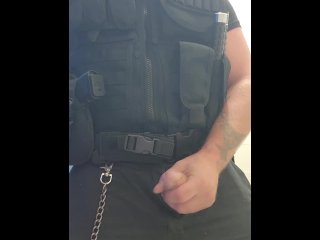 on duty, exclusive, big dick, male