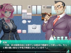 【#05 アニメーションエロゲー(体験版)実況】〇われた後輩を救え! 桃髪爆乳J〇がバックで中出しセックスされて・・・〇われた後輩を救え! 巨乳生徒会長 莉緒～誘〇犯を成敗して学園に秩序を - Screenshot 3 of 16 - Bigtits Hentai