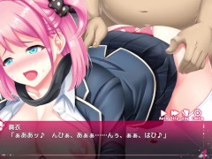 【#05 アニメーションエロゲー(体験版)実況】〇われた後輩を救え! 桃髪爆乳J〇がバックで中出しセックスされて・・・〇われた後輩を救え! 巨乳生徒会長 莉緒～誘〇犯を成敗して学園に秩序を - Screenshot 5 of 16 - 巨乳