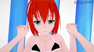 Chise Hatori et moi avons des relations sexuelles intenses sur la plage. - Hentai de la mariée du magus antique