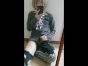 Preview 6 of A femboy masturbating in front of the mirror
