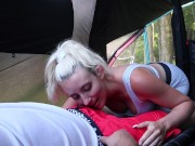 Preview 1 of Layla cums camping