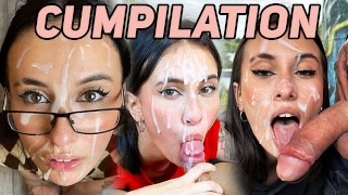 BEST BLOWJOBS Compilation with Facials and Cum in Mouth