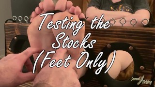 Testando as ações (somente pés) Pré-visualização