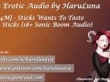 Sticks Wants To Taste Your Sticks! (18+ Sonic Boom Audio) by @HaruLunaVO on Twitter