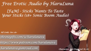Sticks Wants To Taste Your Sticks! (18+ Sonic Boom Audio) by @HaruLunaVO on Twitter