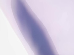 Cum explosion from edging handjob with long french nails *rock hard little cock*