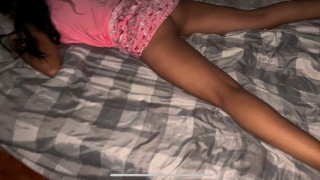 My Brother's Friend Comes Into My Room While He's At Home Fucks Me And Cums In My Underwear