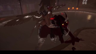 Vrchat Taking Devil Dog Style In The Pool Pool Fun Part 2