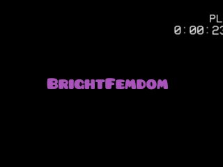 BrightFemdom Erotic Audio - "found footage" Origin Story - SPH exposure chastity first-time domming