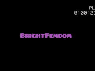 BrightFemdom Erotic Audio - "найденные кадры" История происхождения - SPH экспонирование целомудрия в первый раз домминг