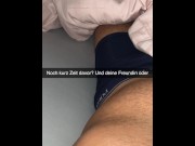 Preview 3 of I let my roommate FUCK ME roughly! Snapchat Cuckold German