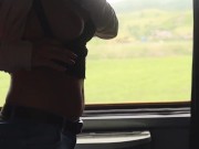 Preview 1 of Compilation. woman masturbated me on the train