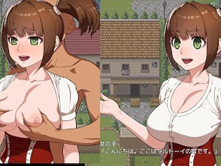 [Хентай-игра THE NPC Kan "machimusume Kara Onna Maou made Play Video]