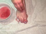 foot fetish jelly video, anyone wanna help me clean up?