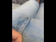 Preview 3 of Big cock man pissing on his shoes
