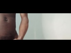 African Blowjob's Fucking Pussy Cup Hard thrusting his dick in bottle