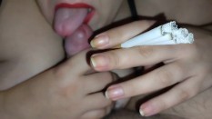 smoking bJ two