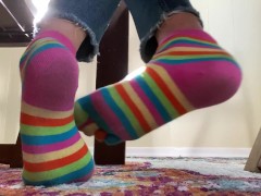 Toe socks under table - Screenshot 11 of 16 - Feet