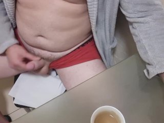 coffee, in the morning, massage, mature