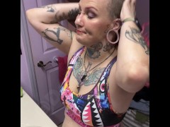 Taking off a few of my wigs