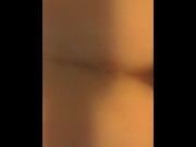 Preview 1 of Sucking my neighbors  BBC while husband at work, cum on my face & talking dirty, nasty white girl
