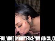 Preview 3 of BLASIAN IG BADDIE WITH FAT ASS SUCKING DICK | ONLYFANS “Yum Yum Sauce Tv”