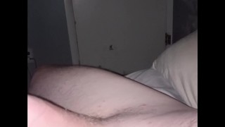 Huge Hard Cock being stroked late at night