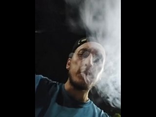 kink, solo male, smoking 420, vertical video