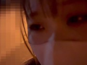 Preview 3 of A night walk while putting a remote control vibrator on my Japanese girlfriend ♡ My first toilet sex