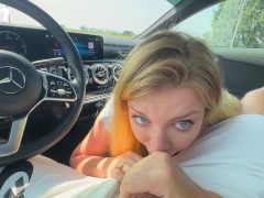 She loves to suck when everyone is looking at us! Swallowed all the sperm!