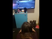 Preview 4 of Fucked this slut while playing videogames