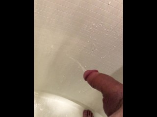 Peeing in the Shower