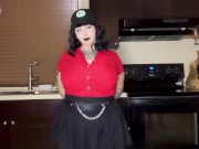 Preview 4 of GOTH BBW BARISTA SUCKS AND FUCKS HER BOSS