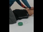 Preview 1 of Pinay Massage! Sabi ng masahista ko 1st time niyang magmasahe ng walang bra ang cliente