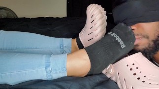 10 day old socks and sweaty Crocs