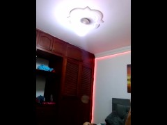 Hot chubby girl rides her husband's cock before going to work