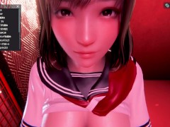 【期間限定】顔面偏差値１００越え！？完璧美女を制服コスさせて顔射　おっぱいを揺らしながら中出し　ROOMガール - Screenshot 10 of 16 - Japanese Schoolgirl