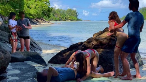 Public Beach Sex - Another Couple Watching Us