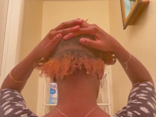 bantu, african youtuber, bantu knots, hair tutorial