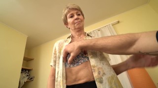 LUSTYGRANDMAS - Wild And Sexy Blonde GILF Wants A Big Cock In Her Vintage Pussy