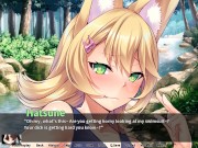 Preview 6 of Tails Titties Hot Spring - This kitsune is sucking my dick with a sexy swinsuit