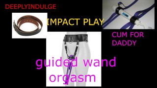 GUIDED ORGASM WITH A WAND (AUDIO ROLEPLAY) INTENSE GUIDED ORGASM.GRAB YOUR WAND