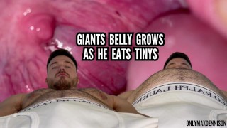 El vientre de los gigantes crece mientras come - giants vore