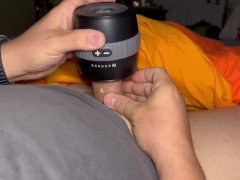 Unedited Masterbation with Gender X Toy - Start to Huge Load Finish