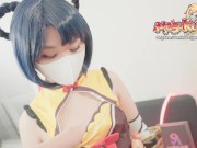 Preview 1 of Genshin Xiangling Squirting Orgasm Juice Out and Cumshot POV