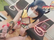 Preview 3 of Genshin Xiangling Squirting Orgasm Juice Out and Cumshot POV