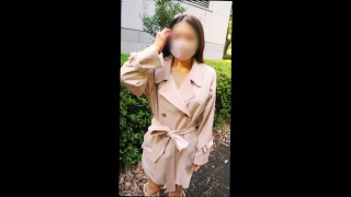 A perverted woman who fantasizes about being seen outdoors and orgasms